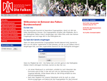 Tablet Screenshot of intern.wir-falken.de